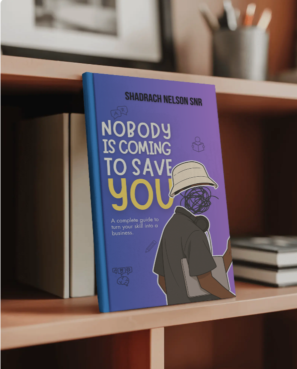 Nobody is coming to save you